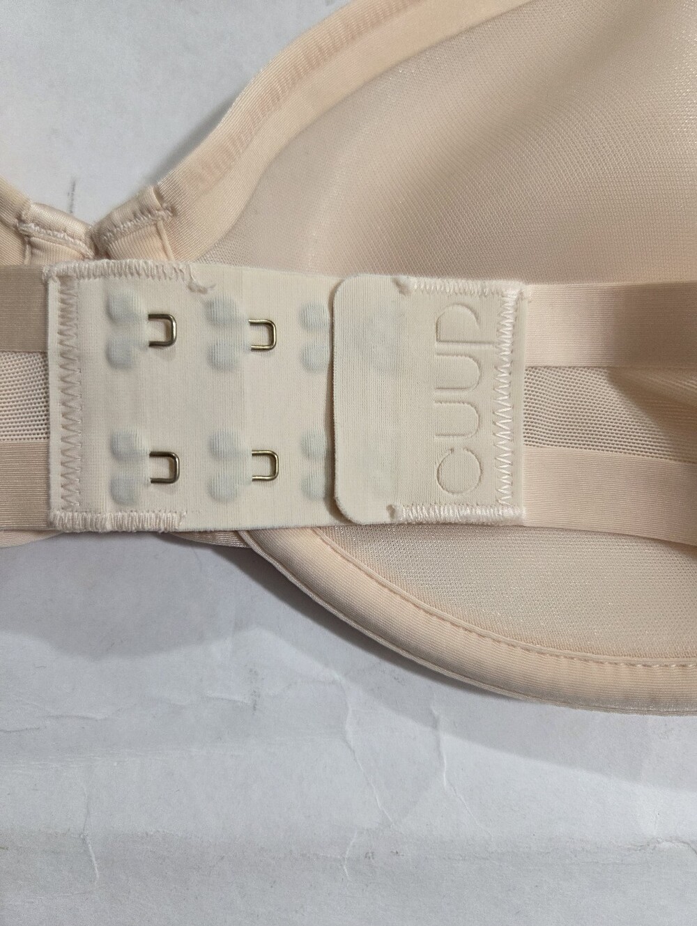 Cuup Demi T-Shirt Bra 34D Sand Beige Tan Cream Underwire Unlined - Picture 3 of 6